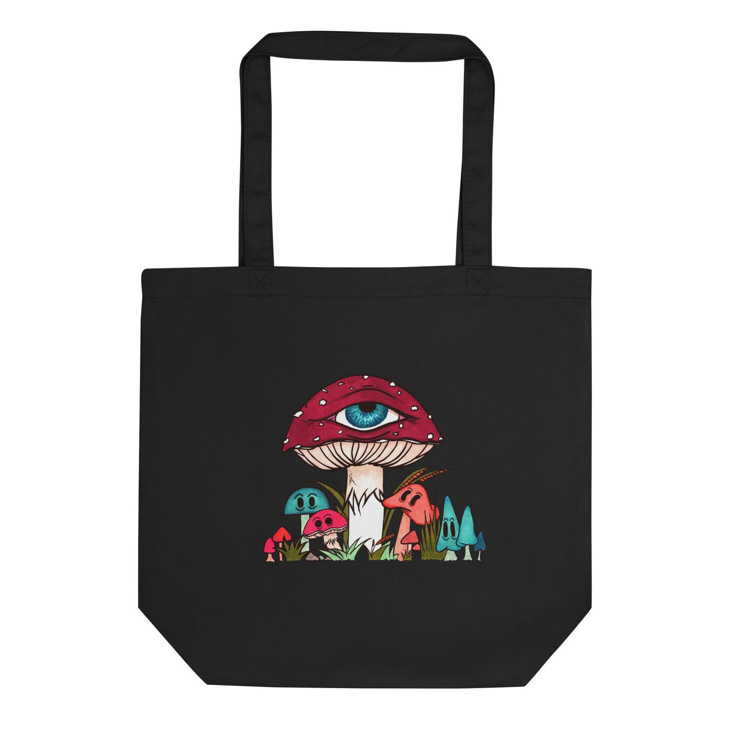 Toadstool & friends eco tote bag