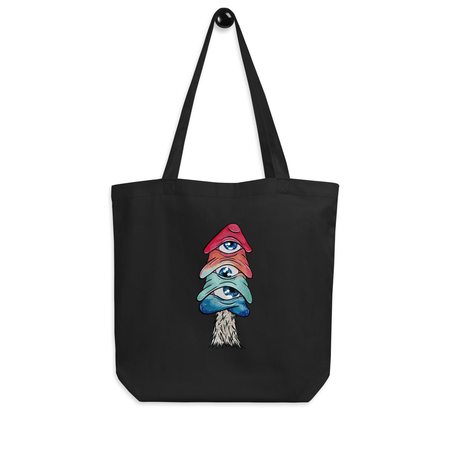 Third-eye mushroom eco tote bag