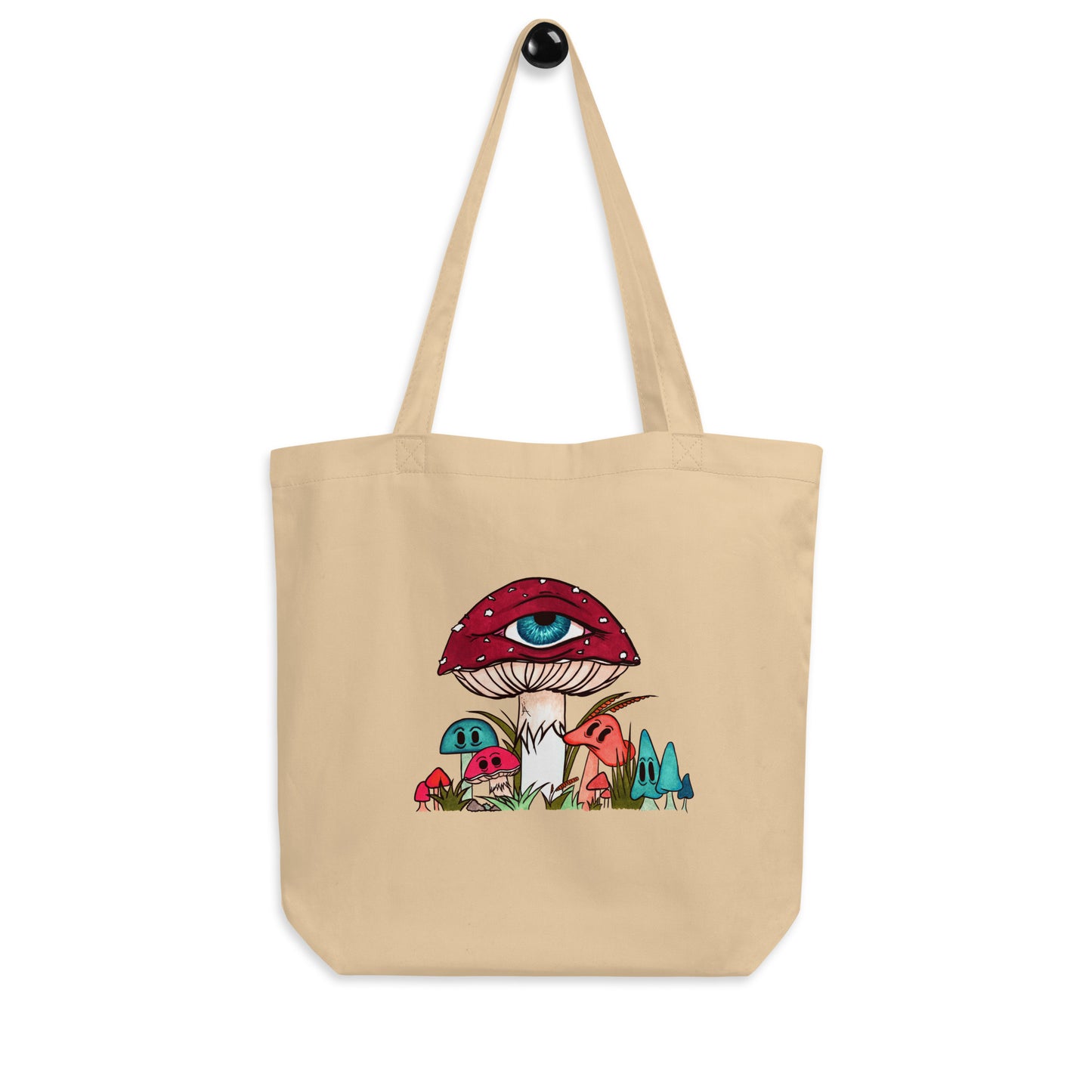 Toadstool & friends eco tote bag