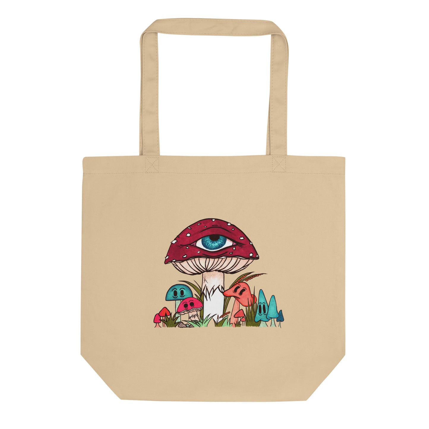 Toadstool & friends eco tote bag