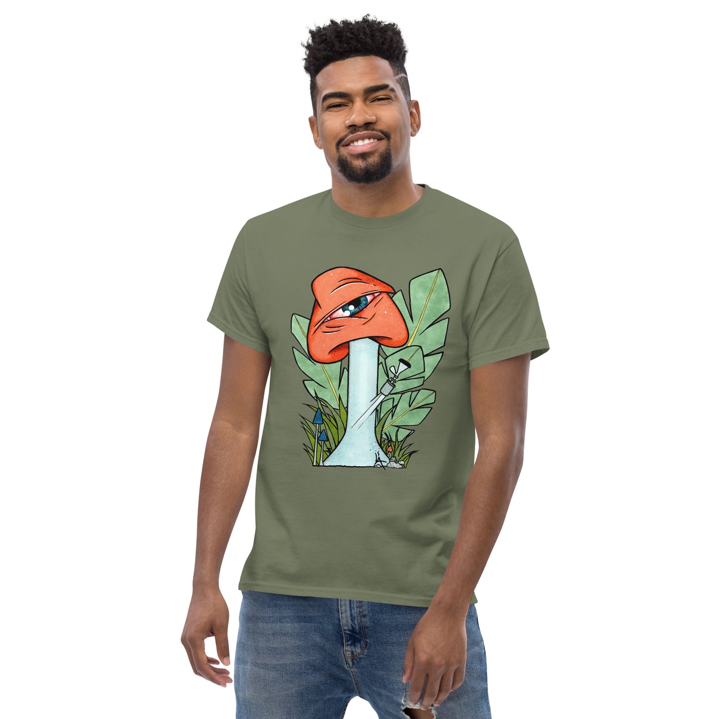 The Bongtripper (orange) mens classic tee