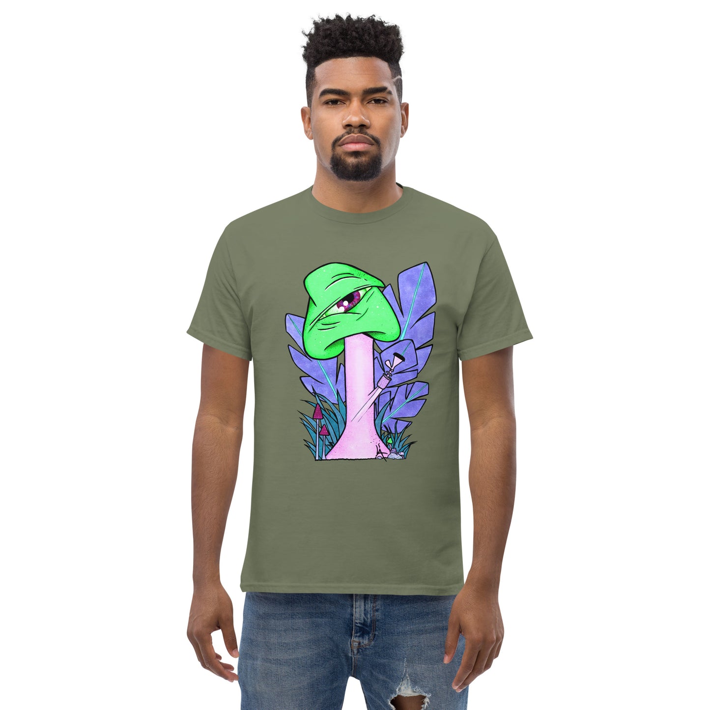 The Bongtripper (green) mens classic tee