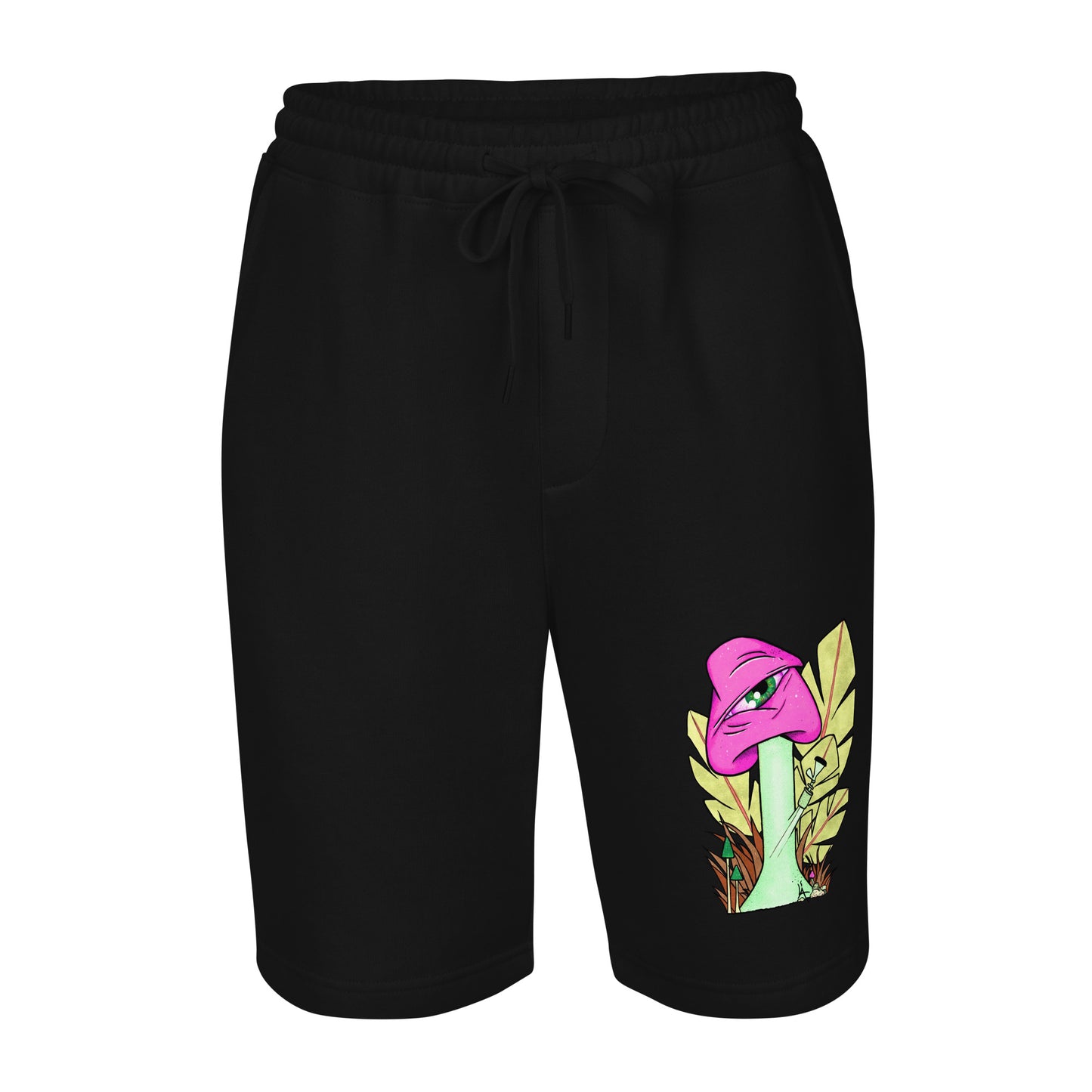 The Bongtripper (pink) mens fleece shorts