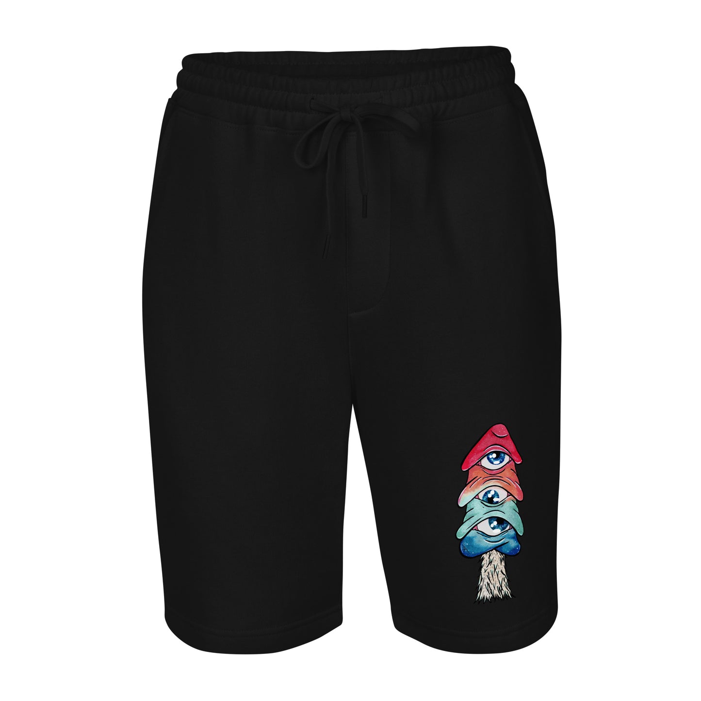 Third-eye mens fleece shorts