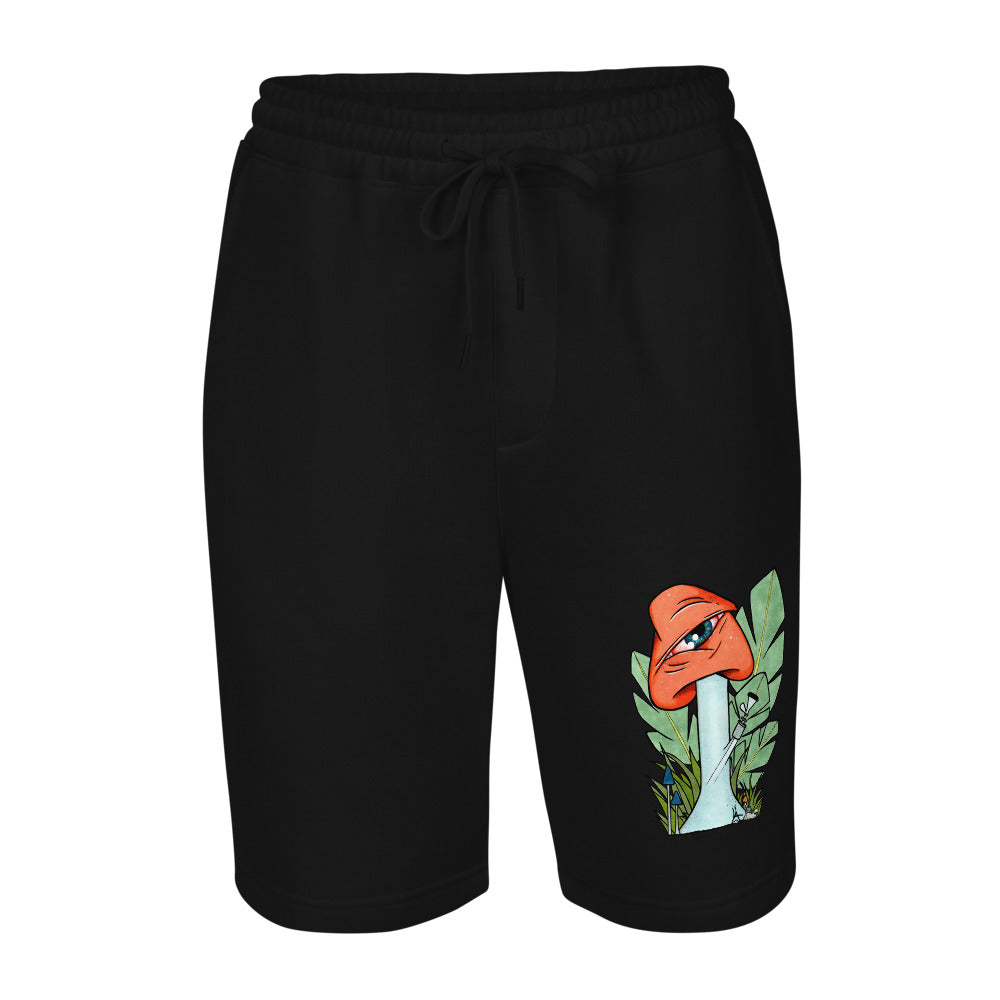 The Bongtripper (orange) mens fleece shorts