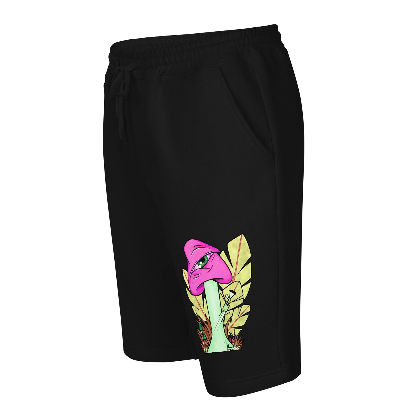 The Bongtripper (pink) mens fleece shorts