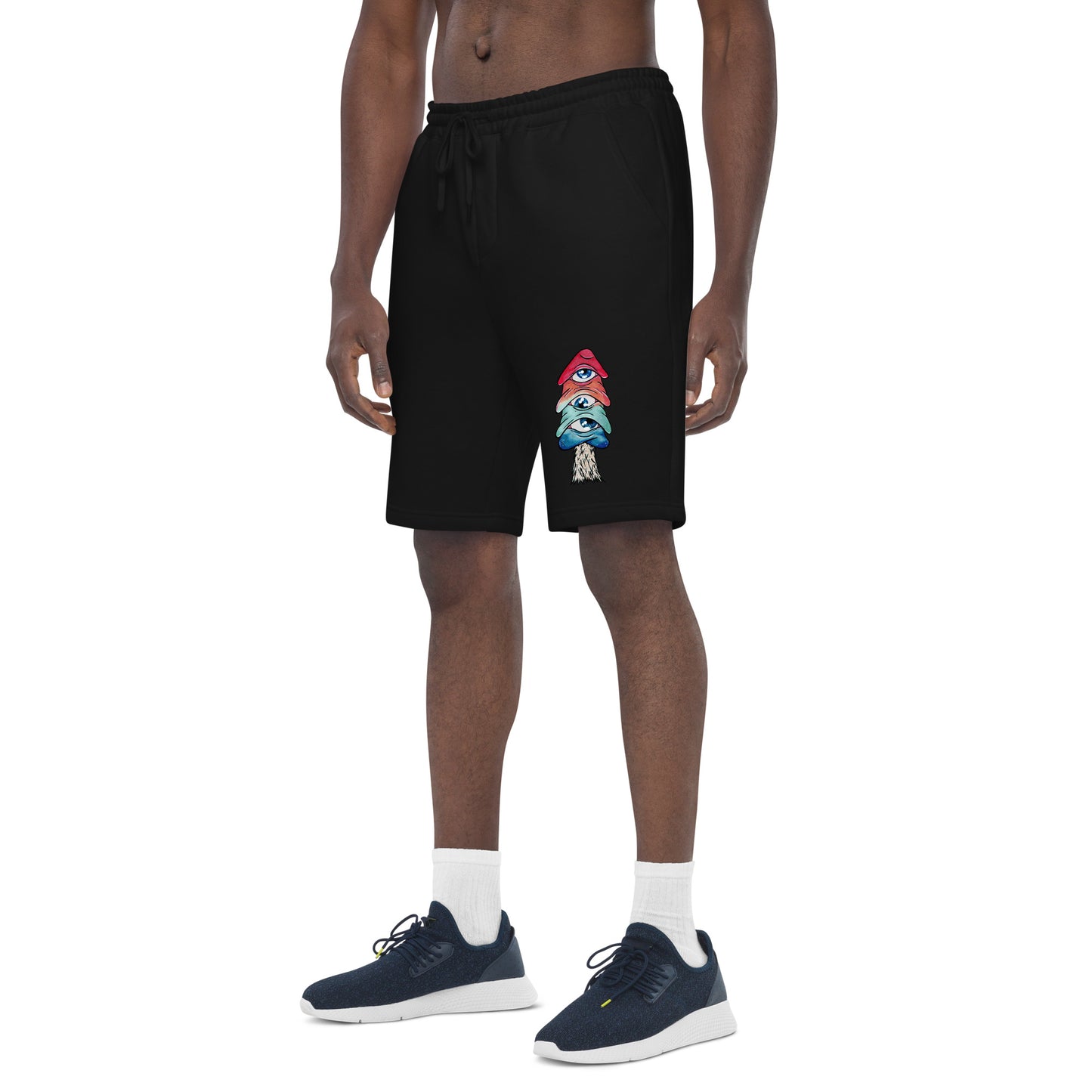 Third-eye mens fleece shorts