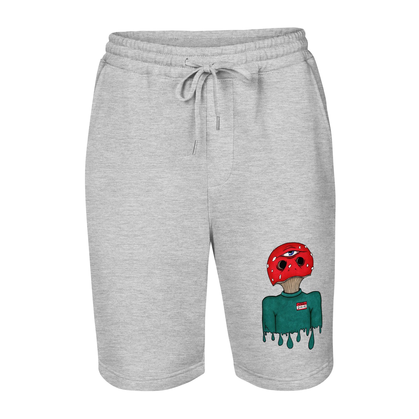 Drippy Dave mens fleece shorts