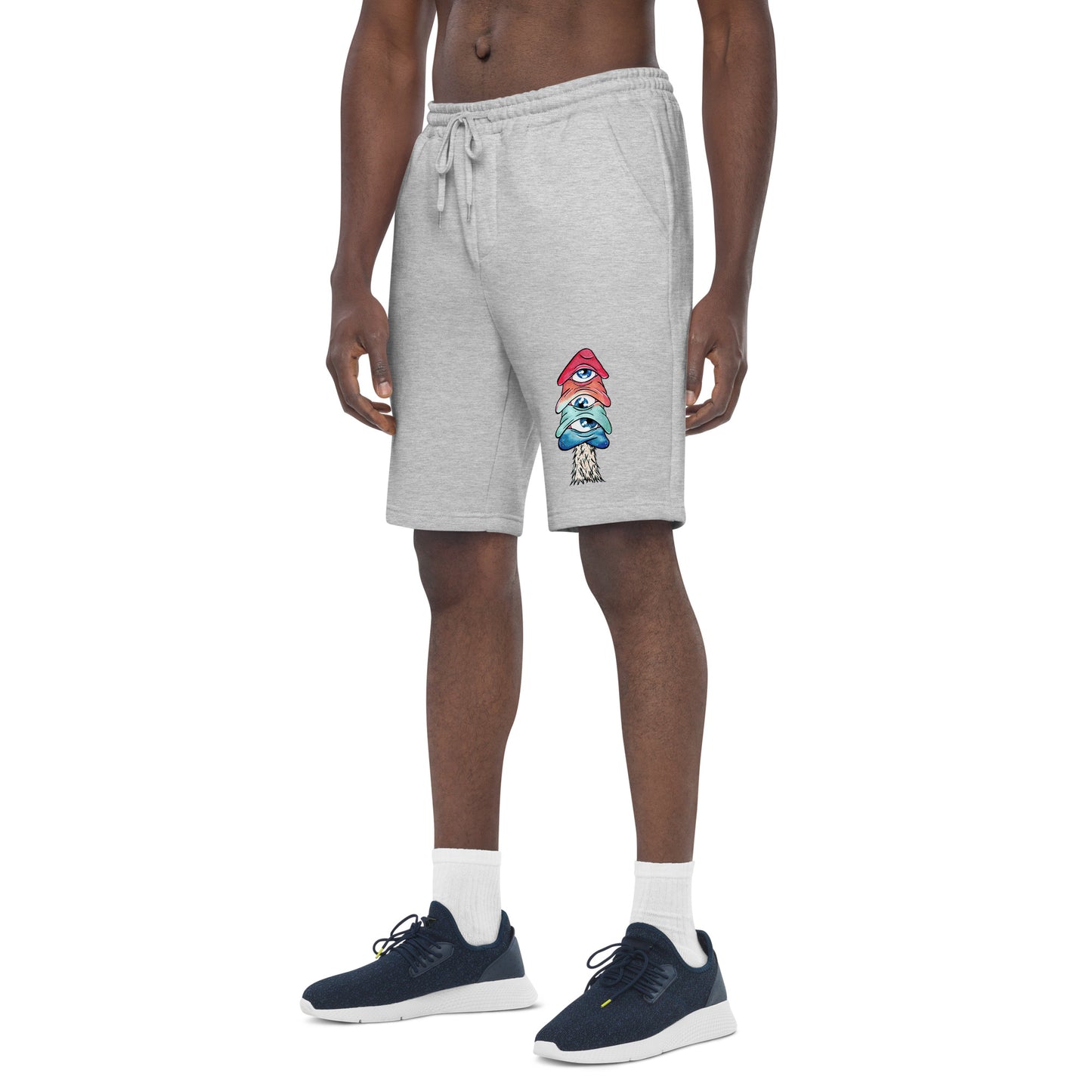 Third-eye mens fleece shorts