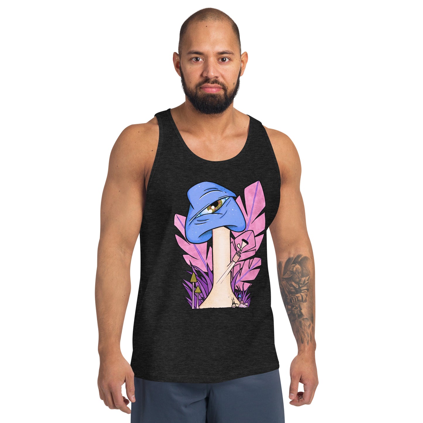 The Bongtripper (blue) mens tank top