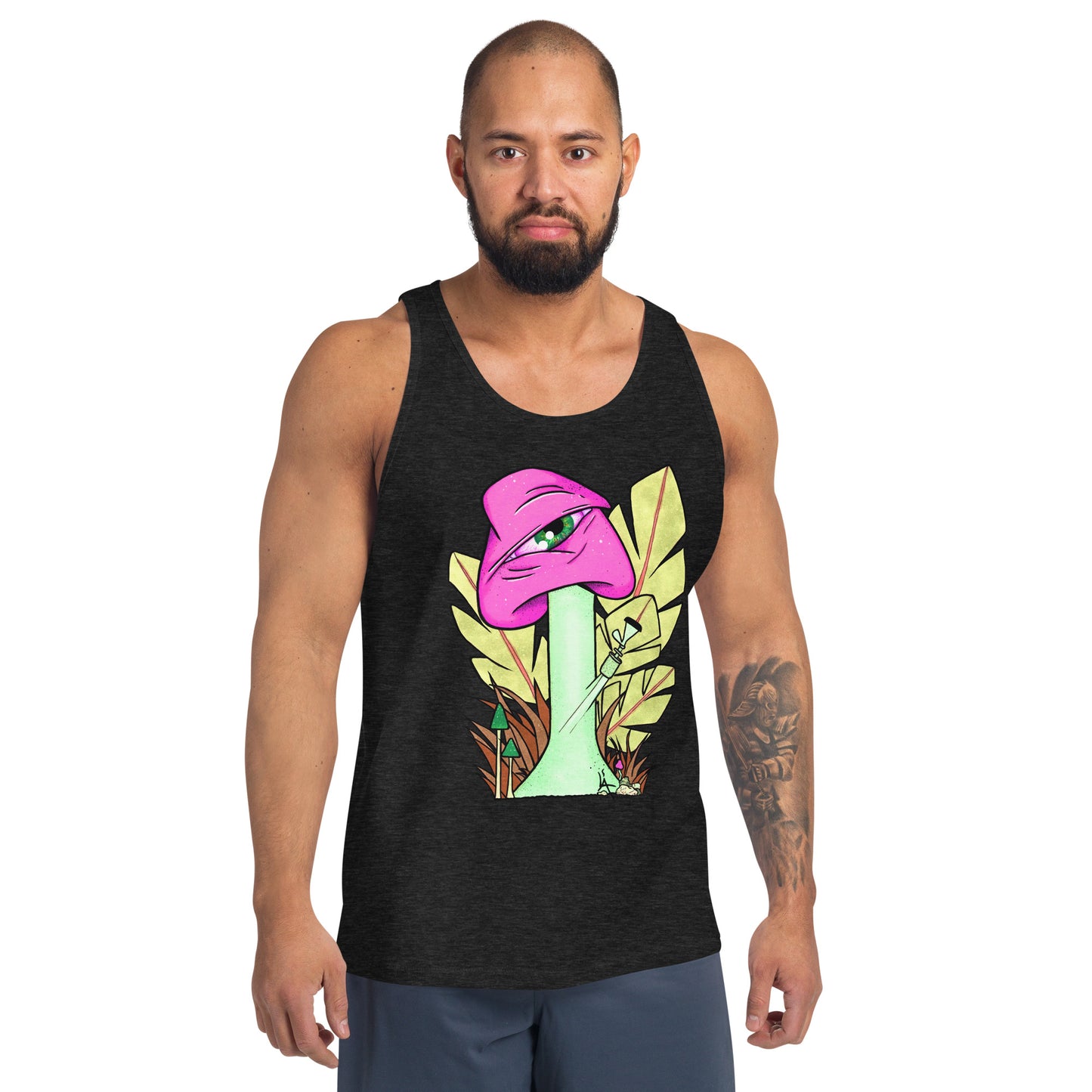 The Bongtripper (pink) mens tank top