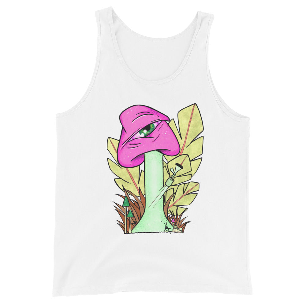 The Bongtripper (pink) mens tank top