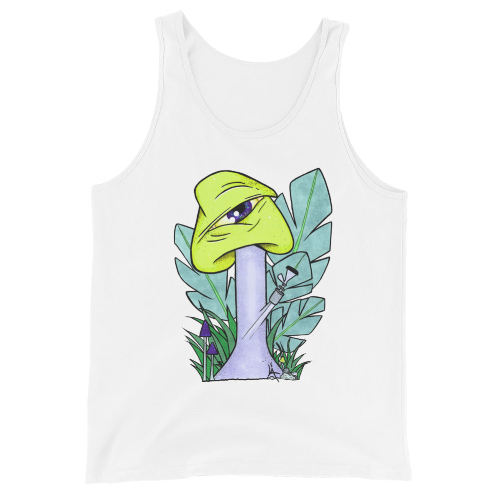 The Bongtripper (yellow) mens tank top