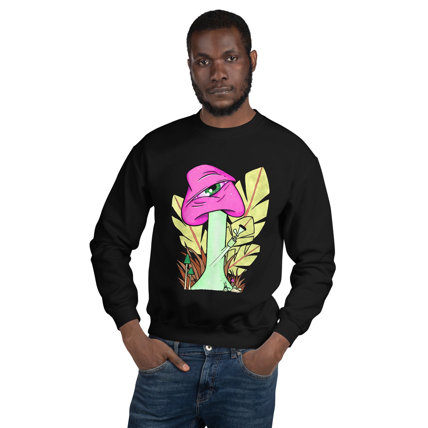 The Bongtripper (pink) unisex sweatshirt