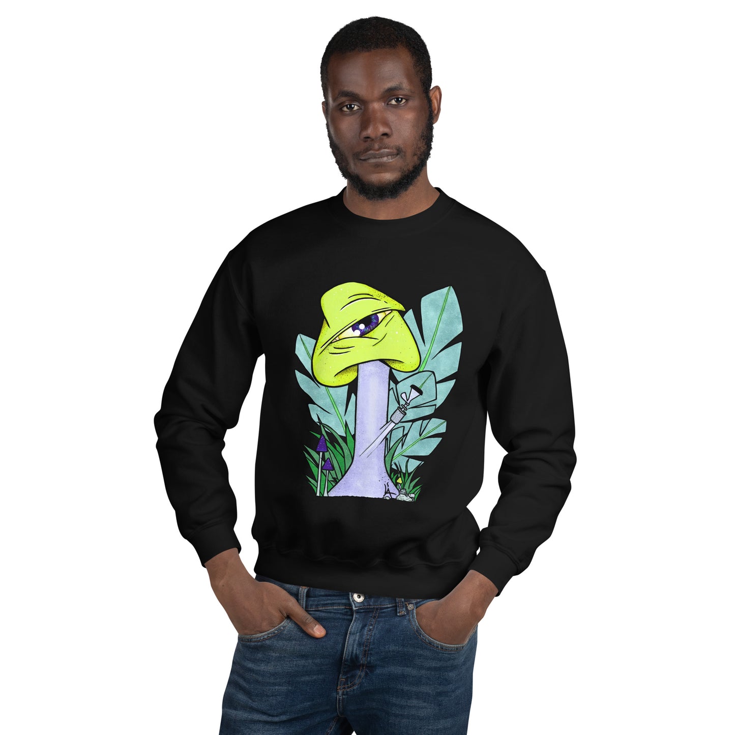 The Bongtripper (yellow) unisex sweatshirt