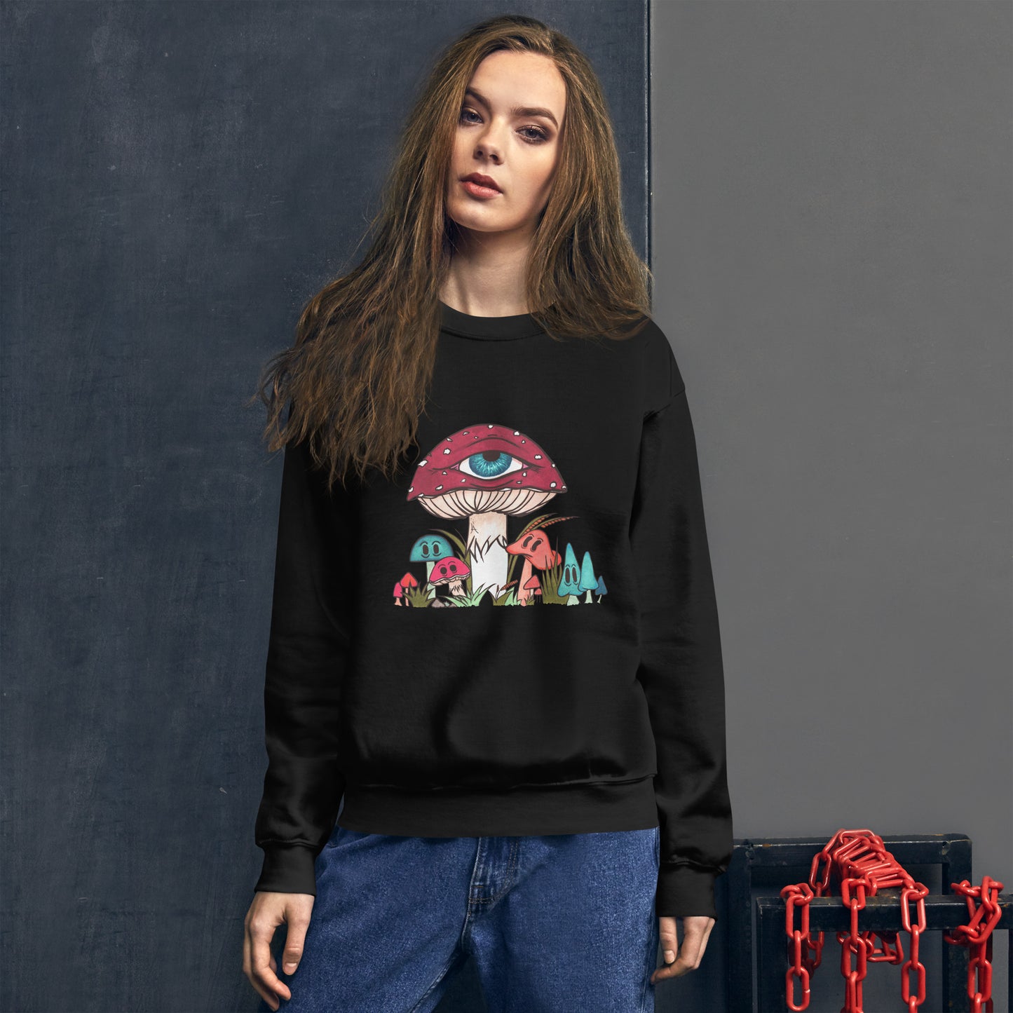 Toadstool & friends unisex sweatshirt