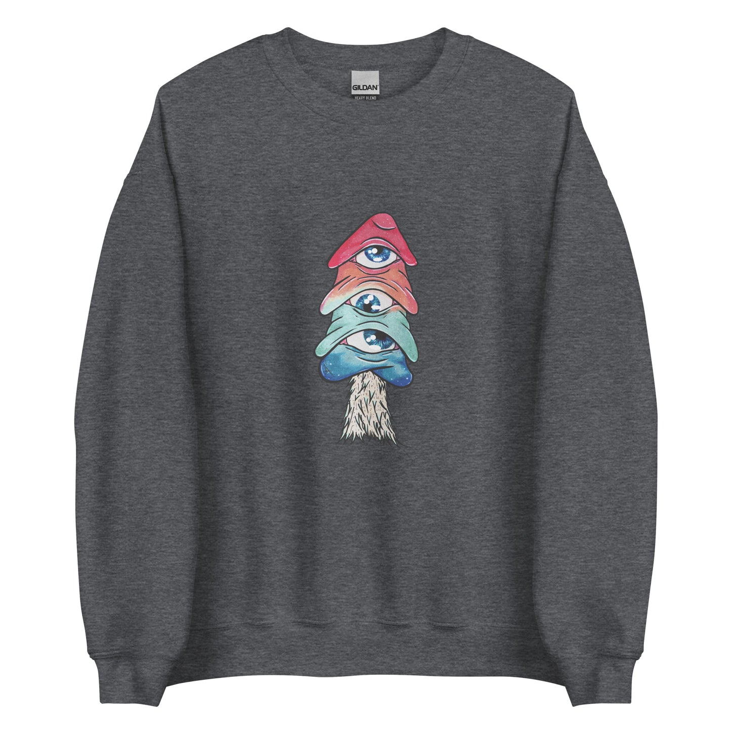 Third-eye mushroom unisex sweatshirt