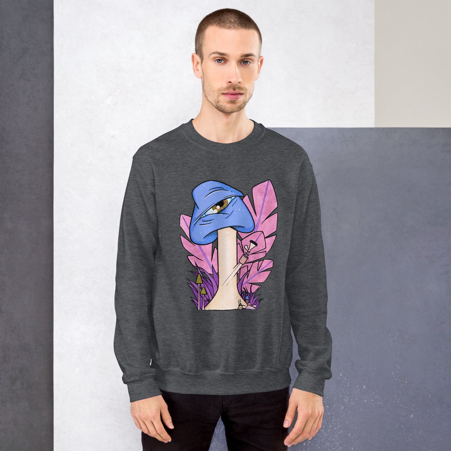 The Bongtripper (blue) unisex sweatshirt