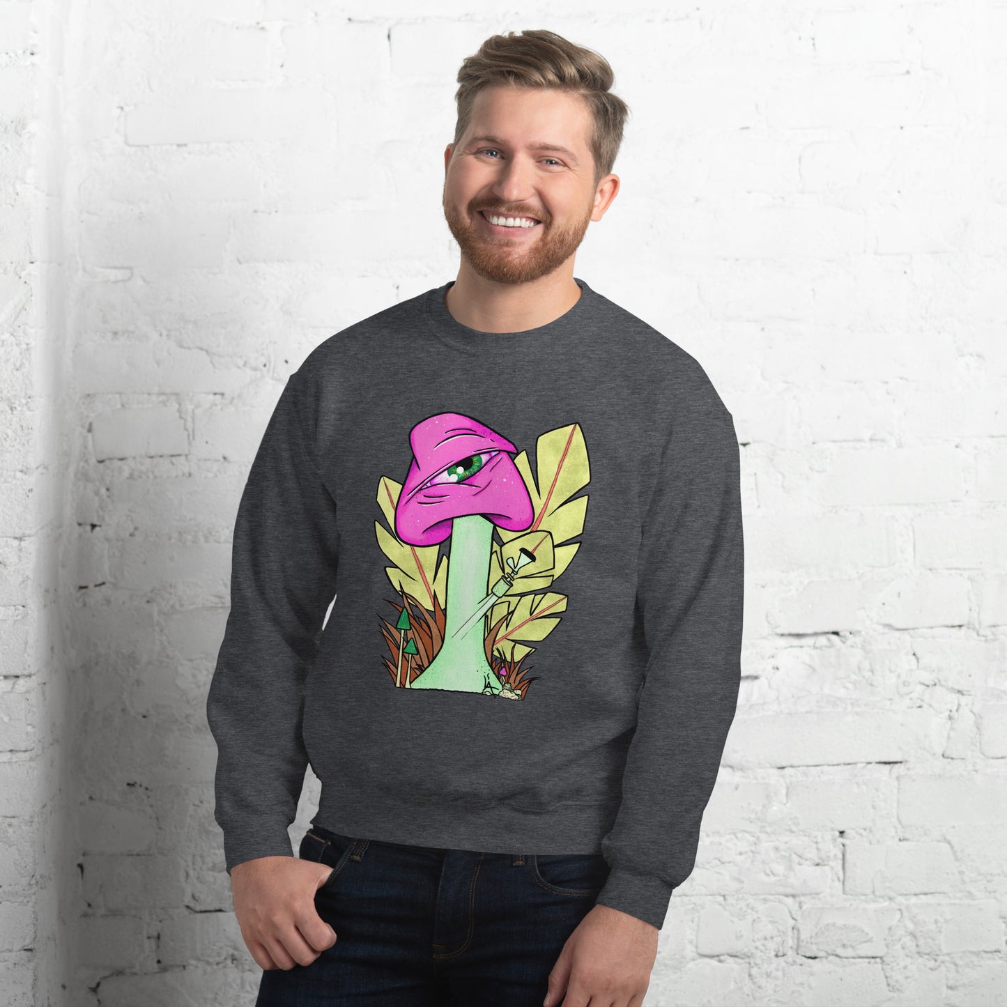 The Bongtripper (pink) unisex sweatshirt