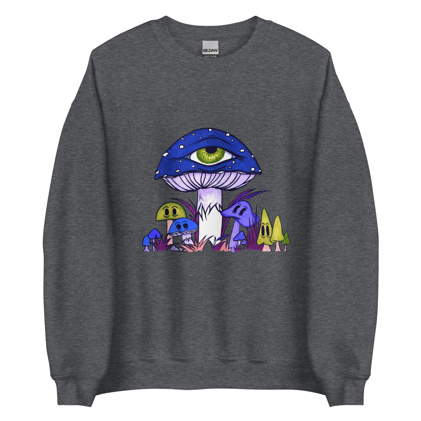 Toadstool & friends at night unisex sweatshirt