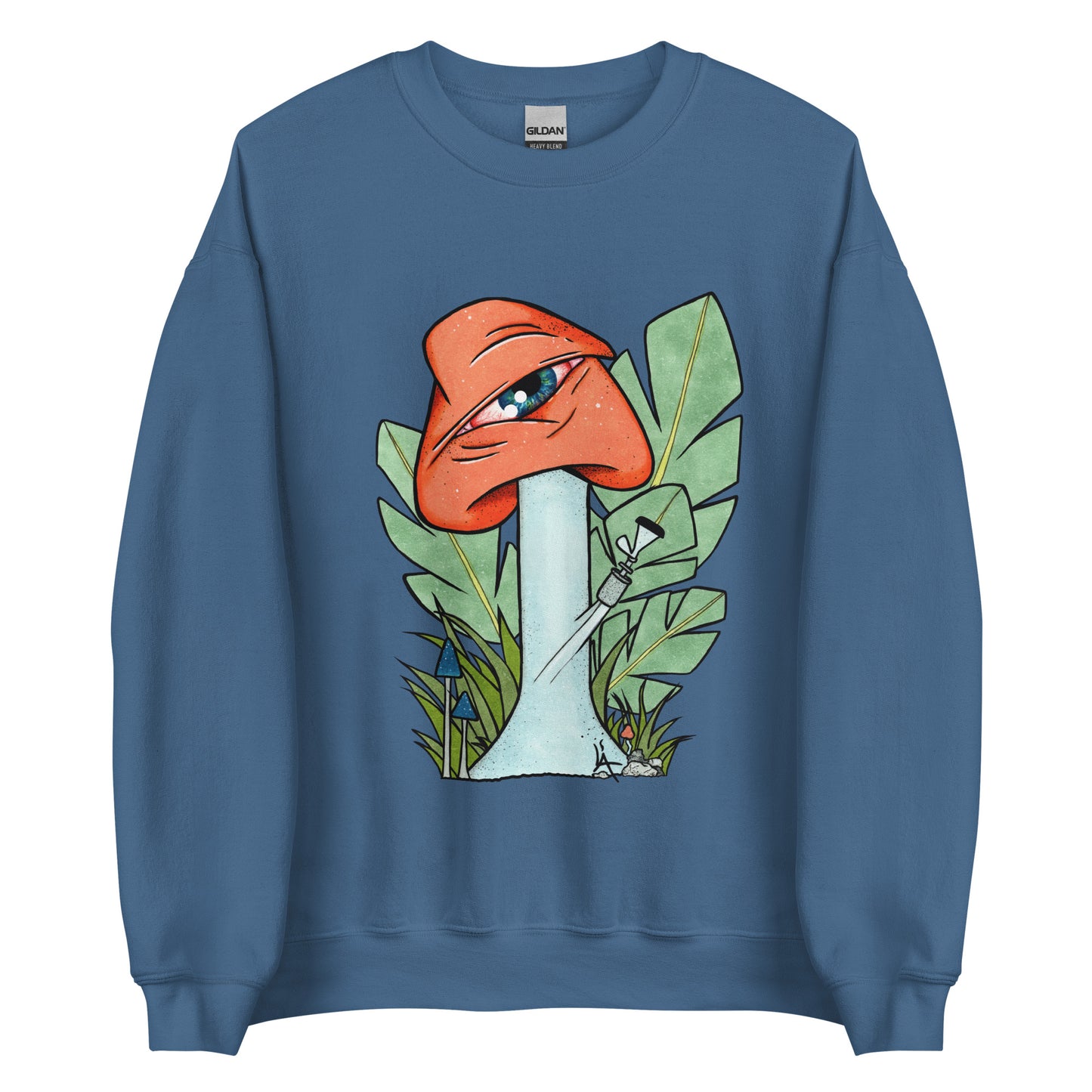 The Bongtripper (orange) unisex sweatshirt