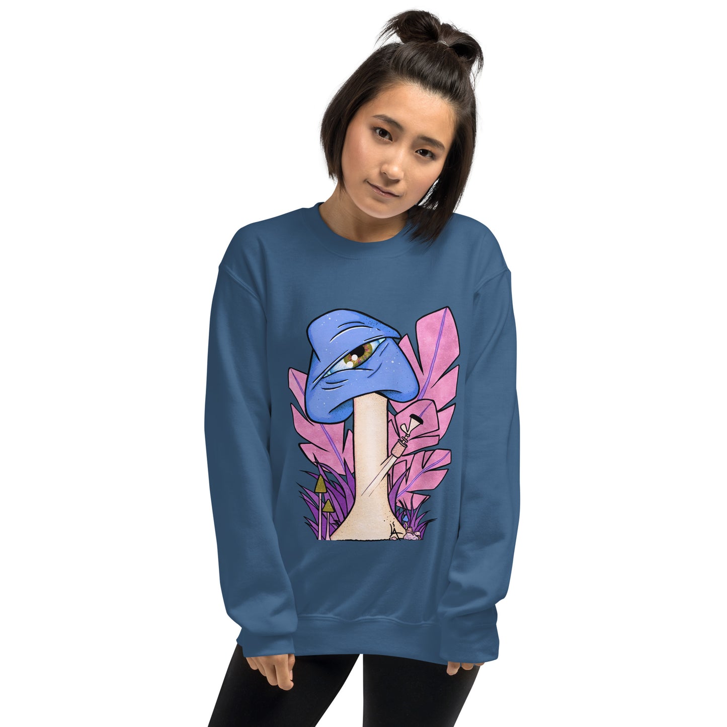 The Bongtripper (blue) unisex sweatshirt