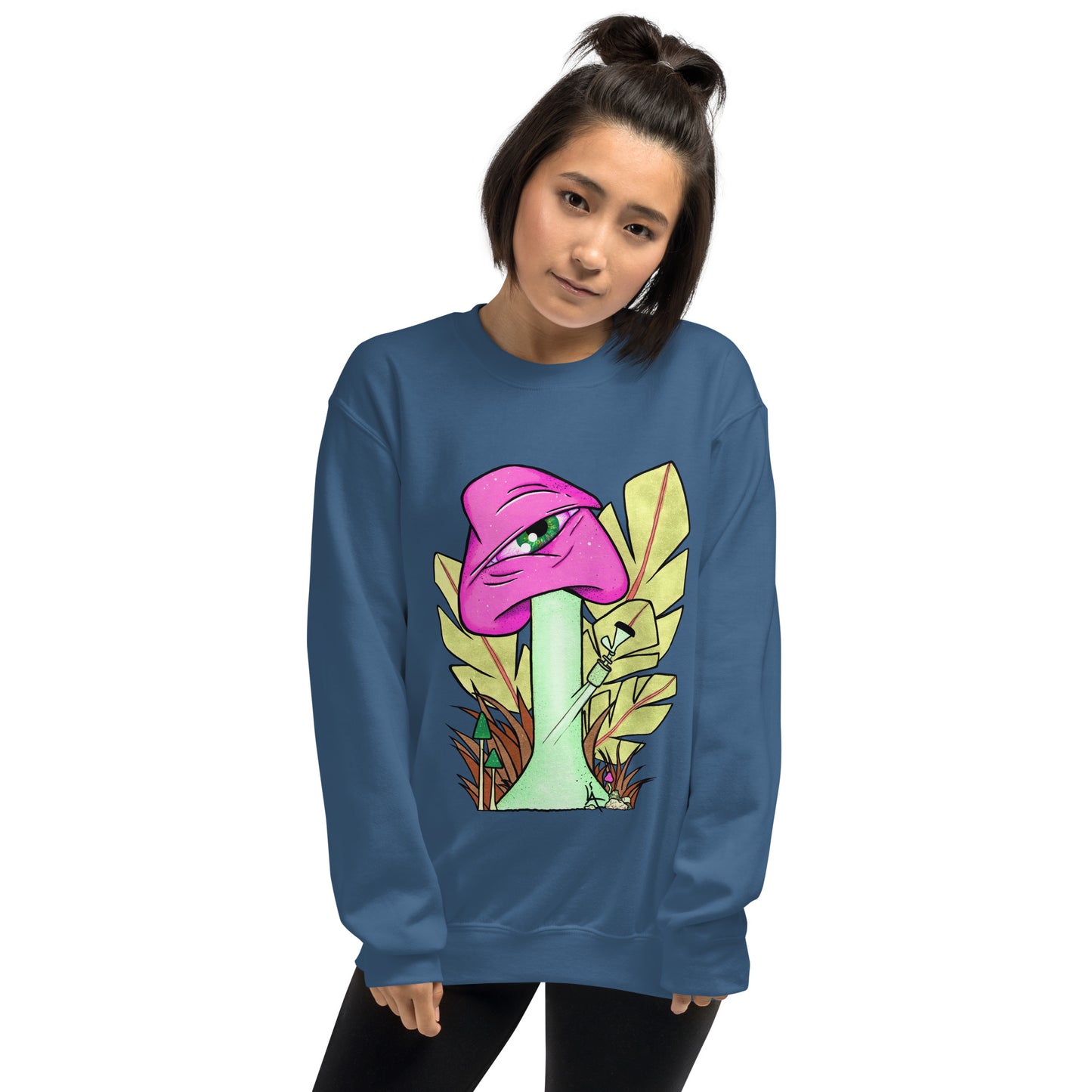 The Bongtripper (pink) unisex sweatshirt