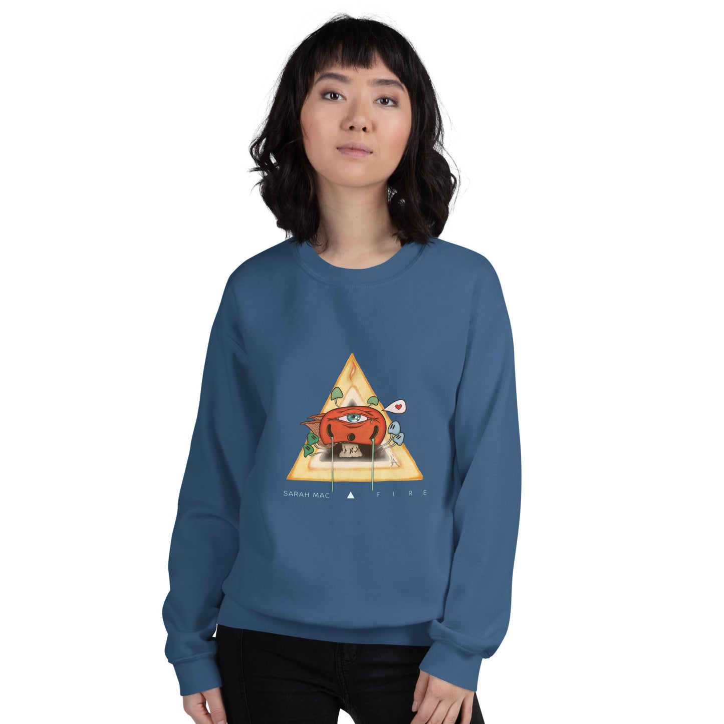 Sarah Mac Fire unisex sweatshirt