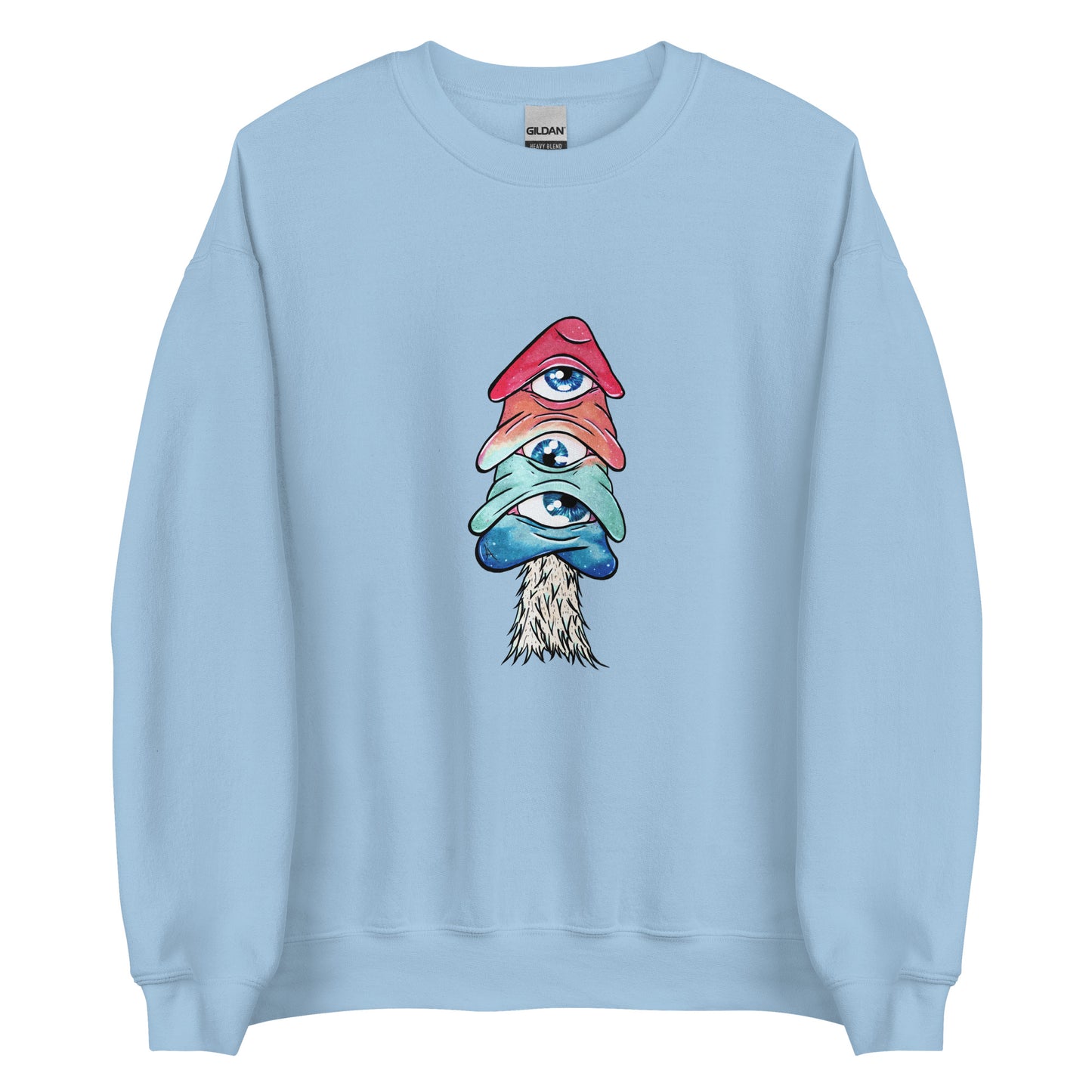 Third-eye mushroom unisex sweatshirt