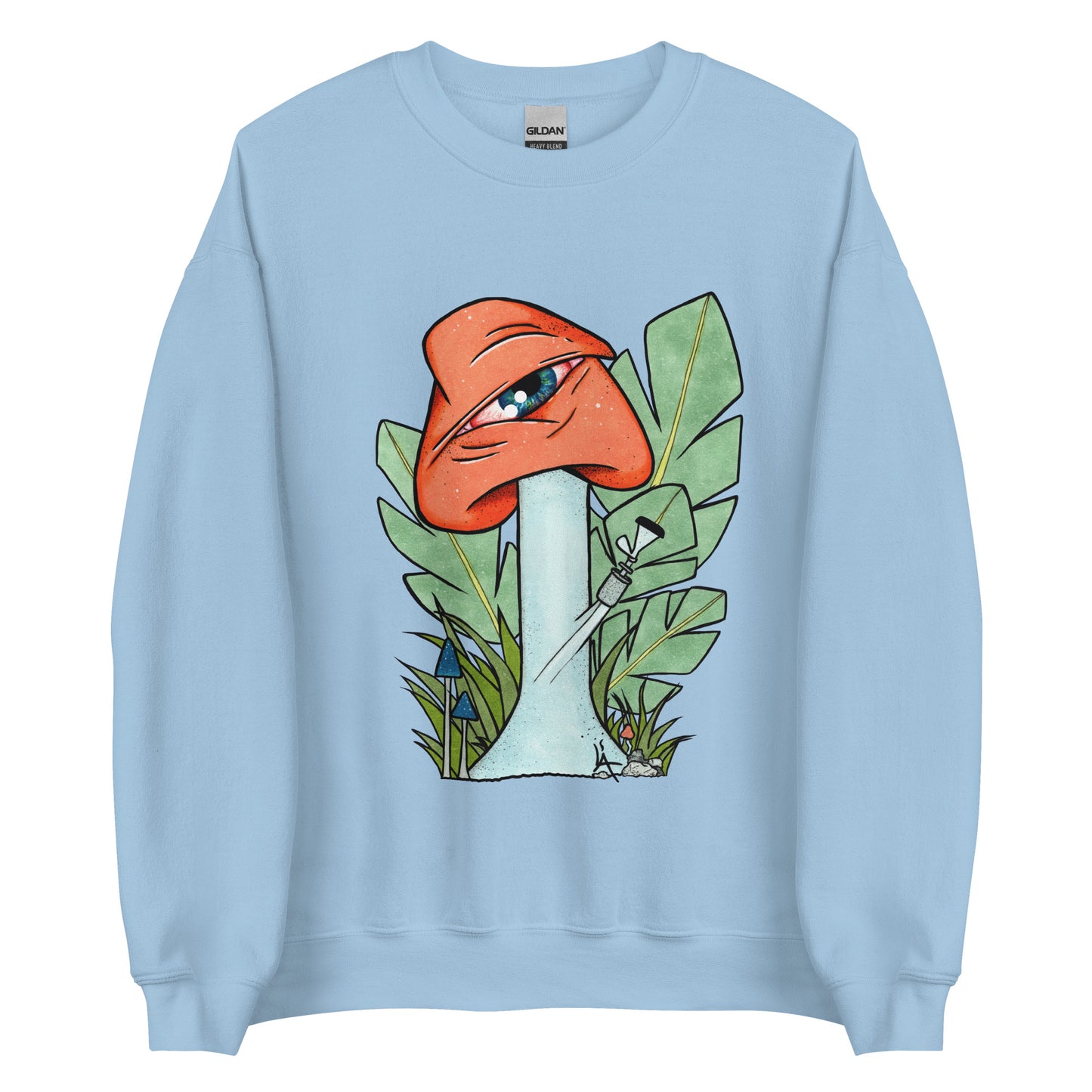 The Bongtripper (orange) unisex sweatshirt