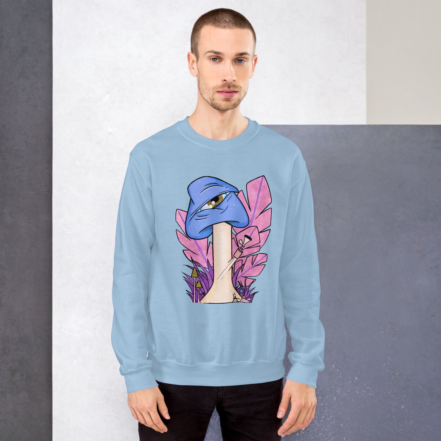 The Bongtripper (blue) unisex sweatshirt