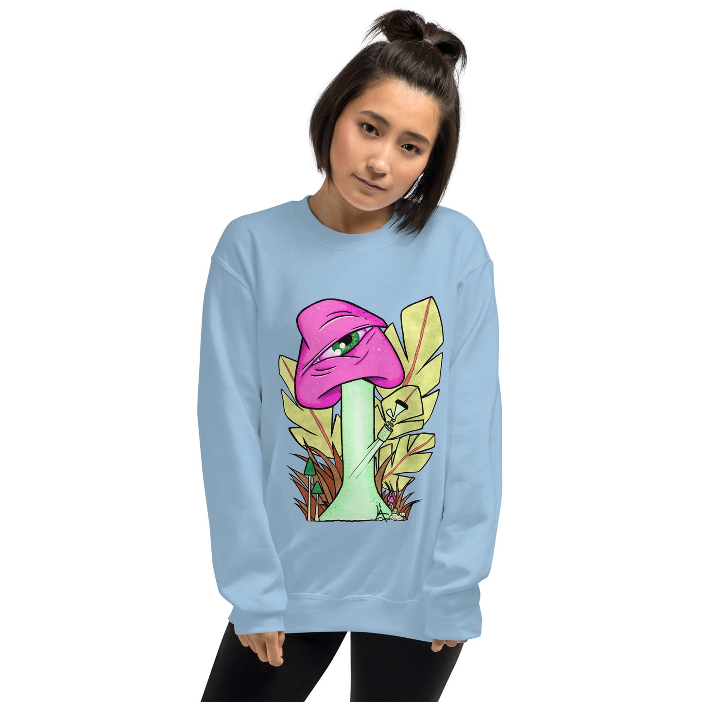 The Bongtripper (pink) unisex sweatshirt