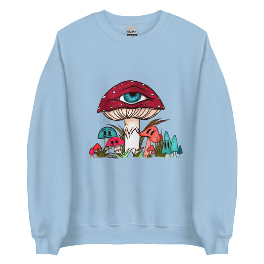 Toadstool & friends unisex sweatshirt