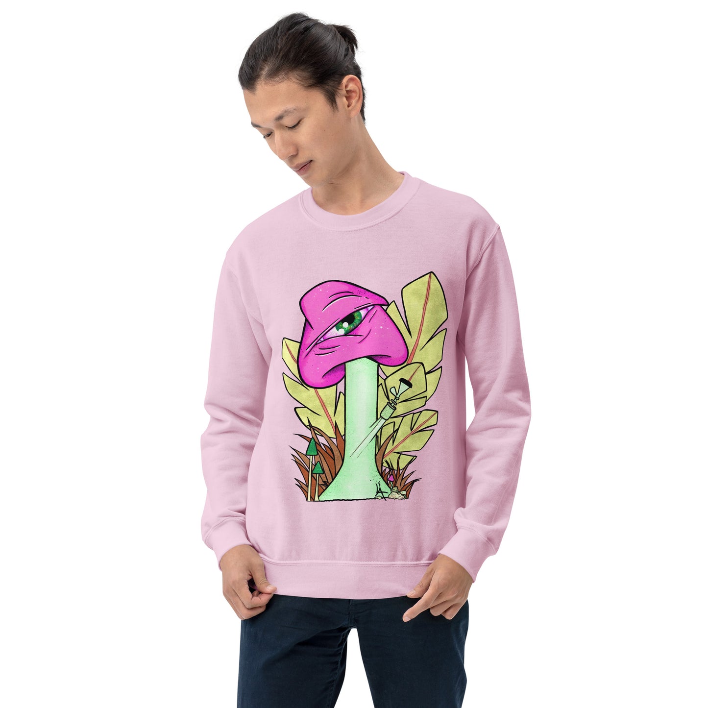 The Bongtripper (pink) unisex sweatshirt