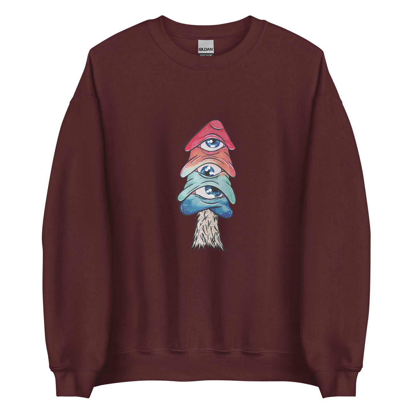 Third-eye mushroom unisex sweatshirt