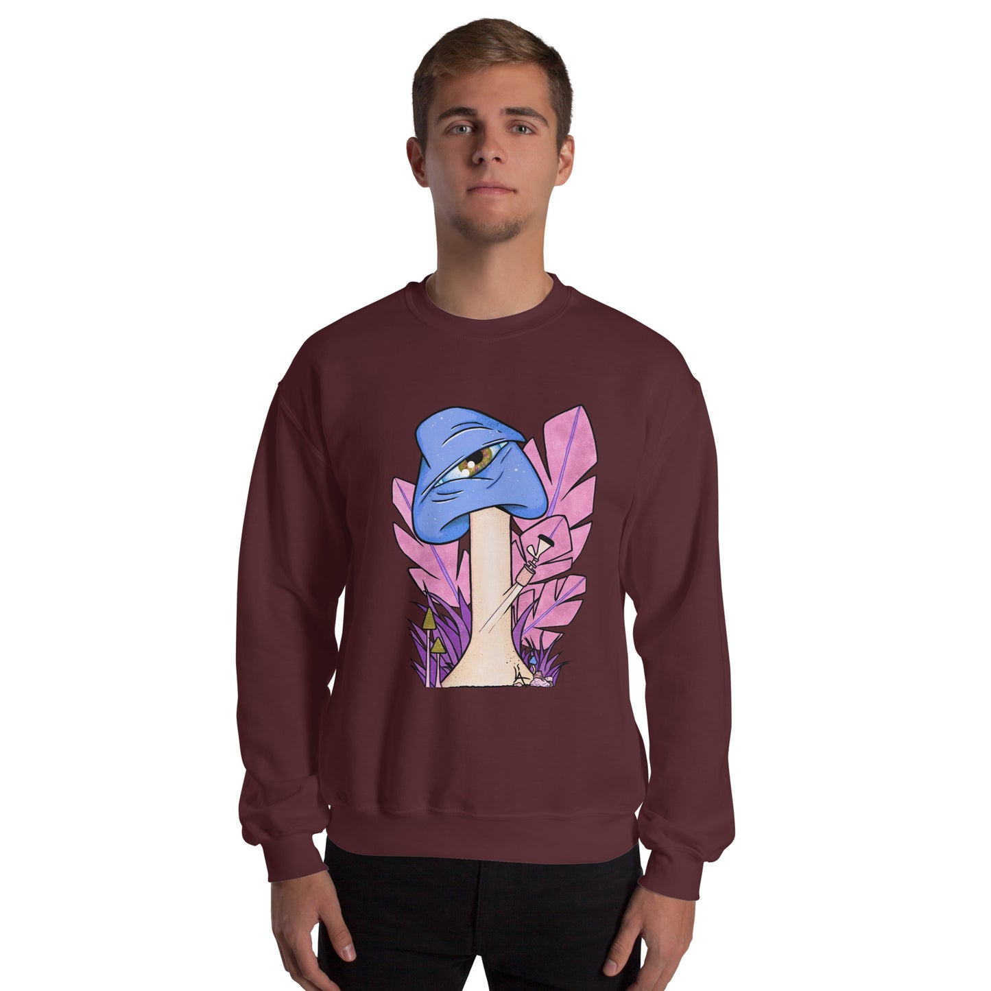 The Bongtripper (blue) unisex sweatshirt