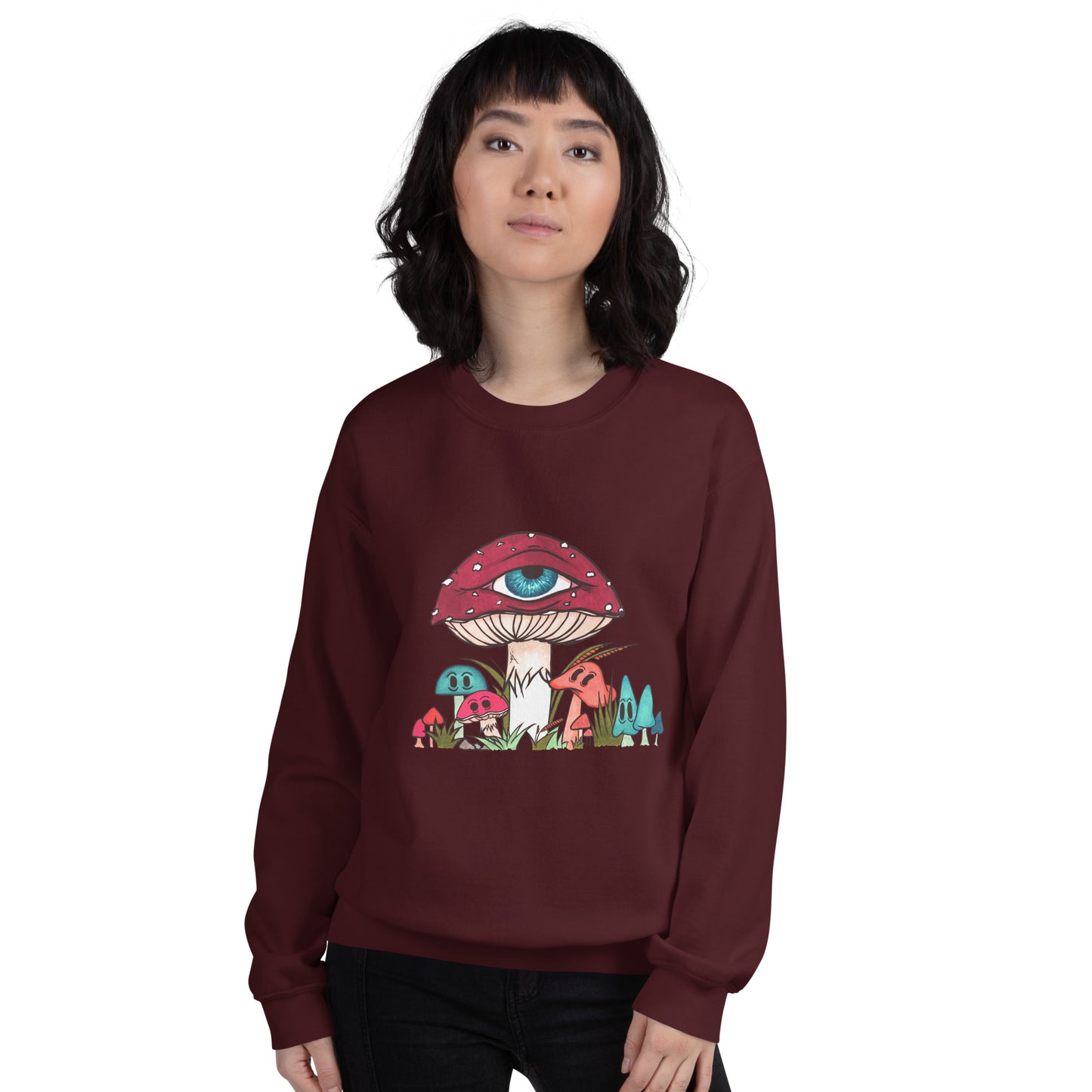 Toadstool & friends unisex sweatshirt