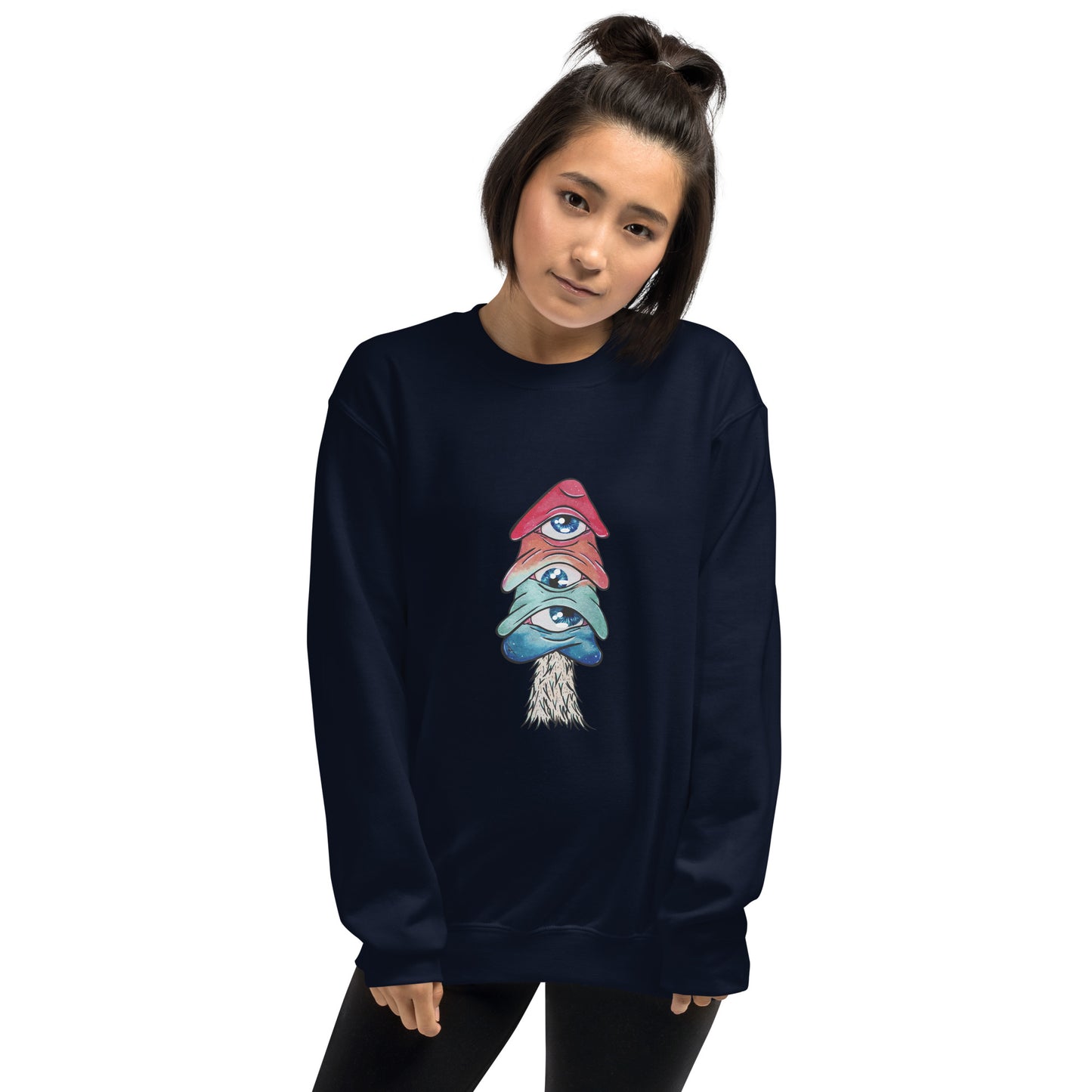 Third-eye mushroom unisex sweatshirt