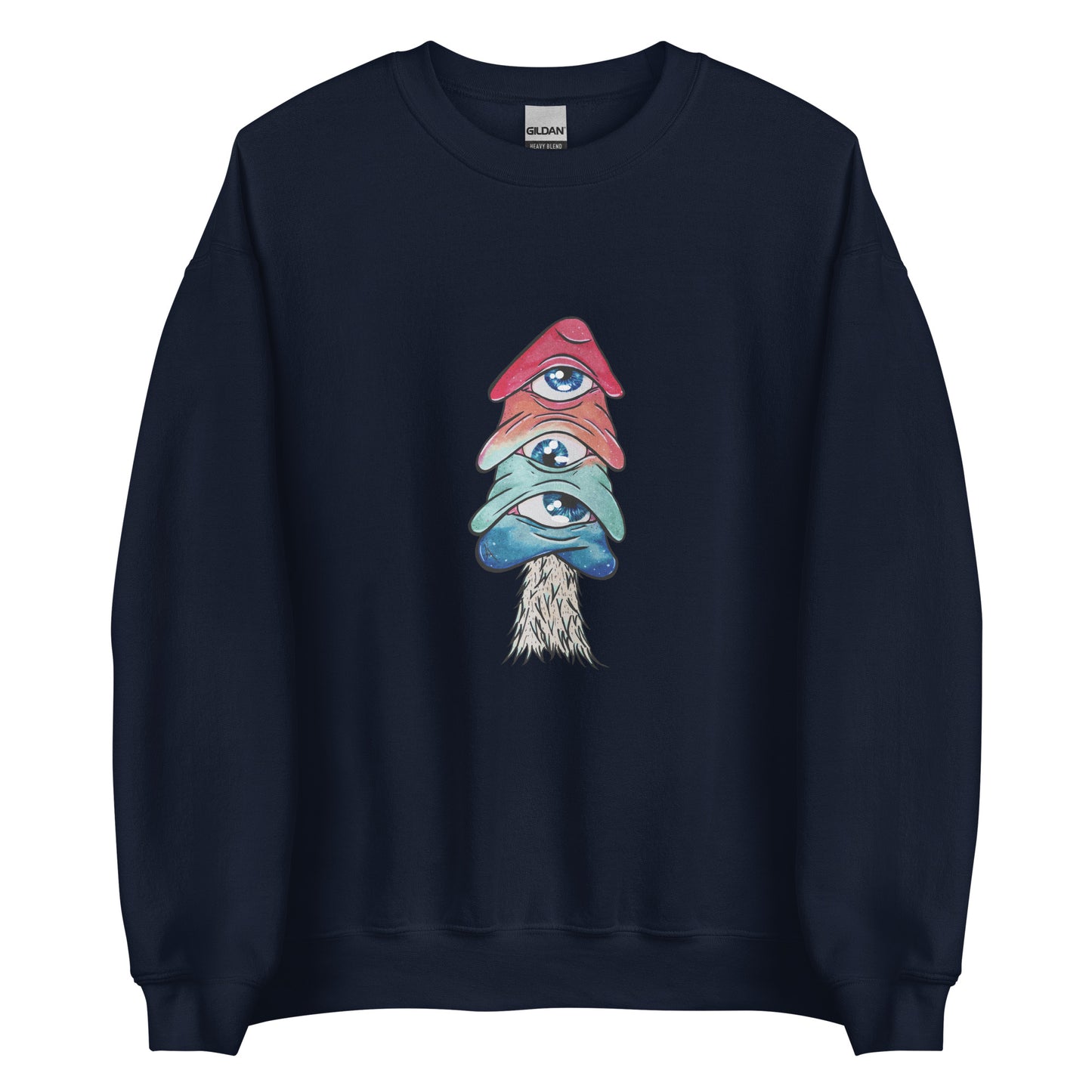 Third-eye mushroom unisex sweatshirt