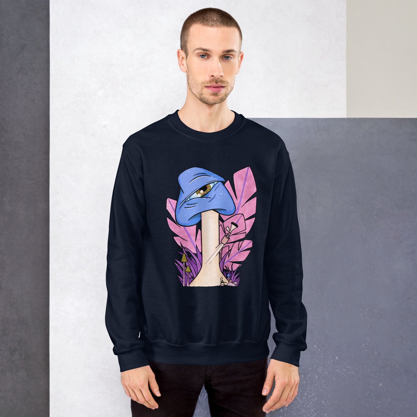 The Bongtripper (blue) unisex sweatshirt