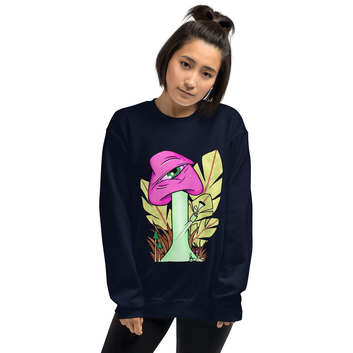 The Bongtripper (pink) unisex sweatshirt