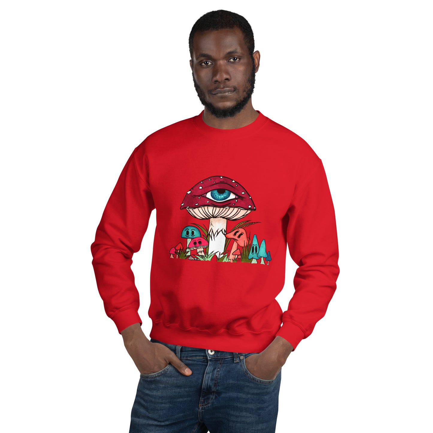 Toadstool & friends unisex sweatshirt