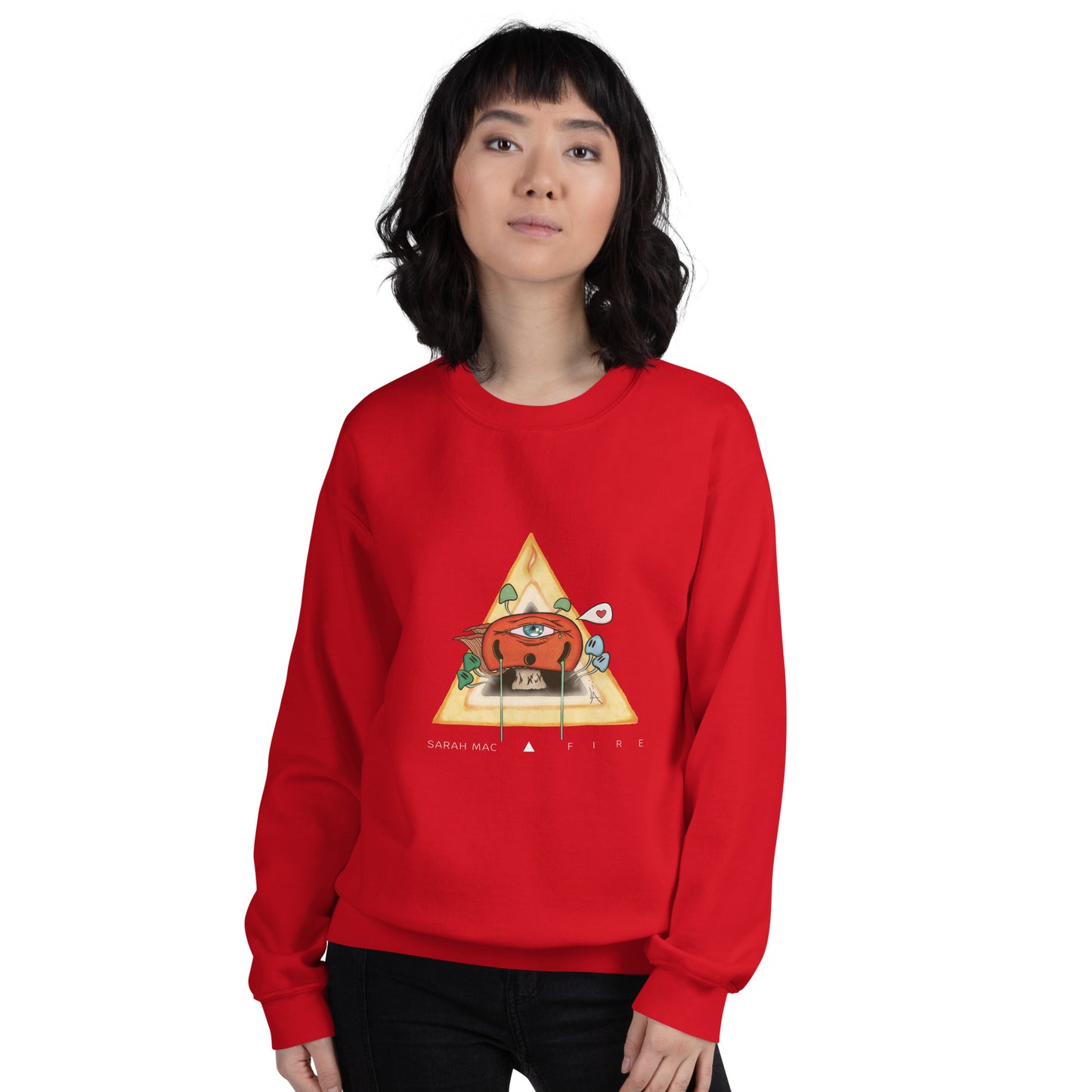 Sarah Mac Fire unisex sweatshirt