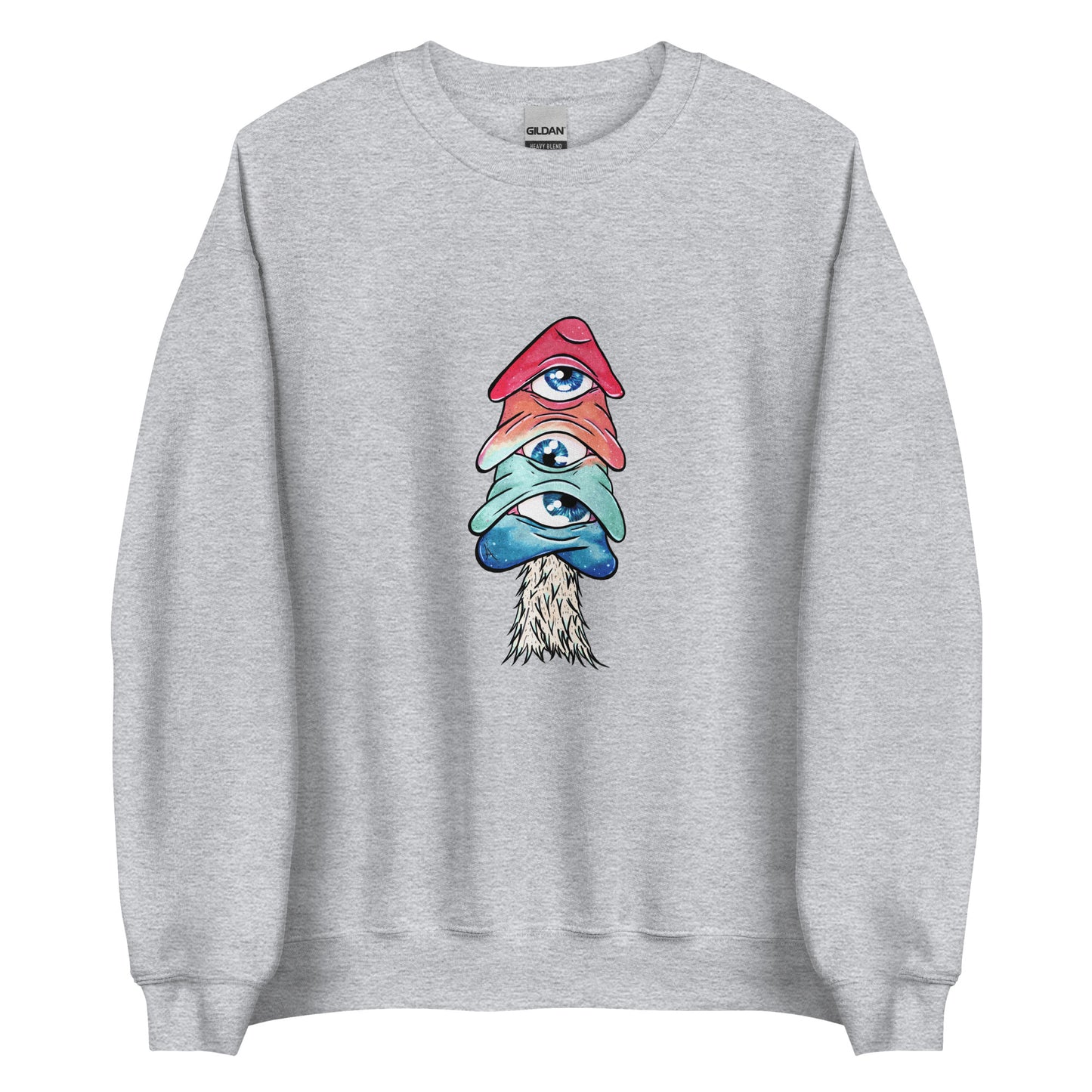 Third-eye mushroom unisex sweatshirt