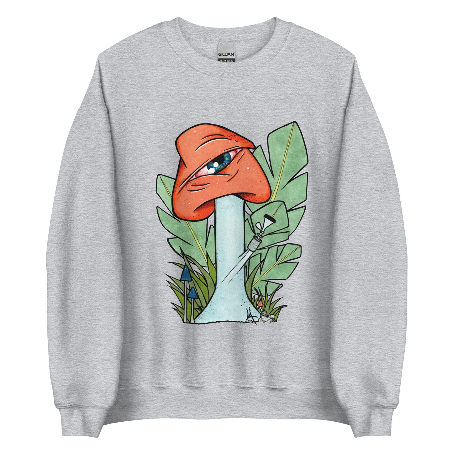 The Bongtripper (orange) unisex sweatshirt