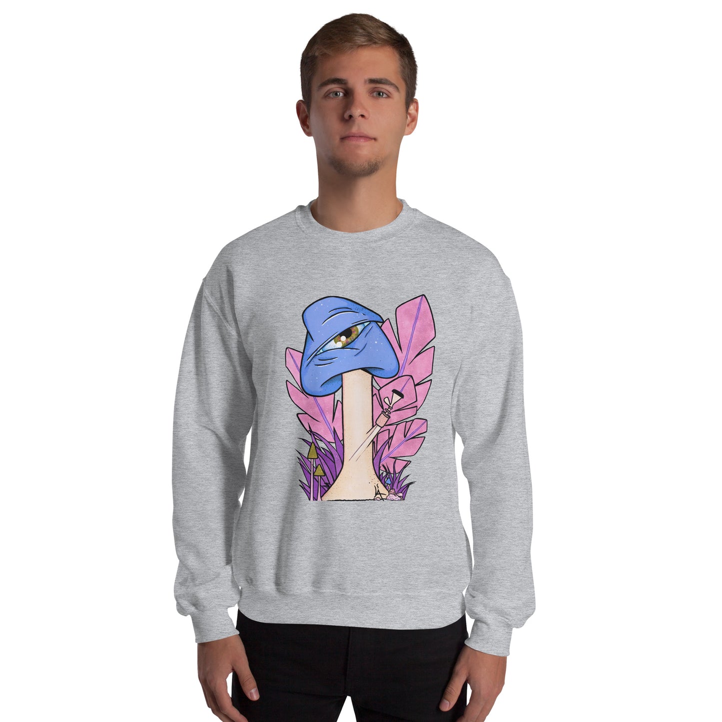 The Bongtripper (blue) unisex sweatshirt