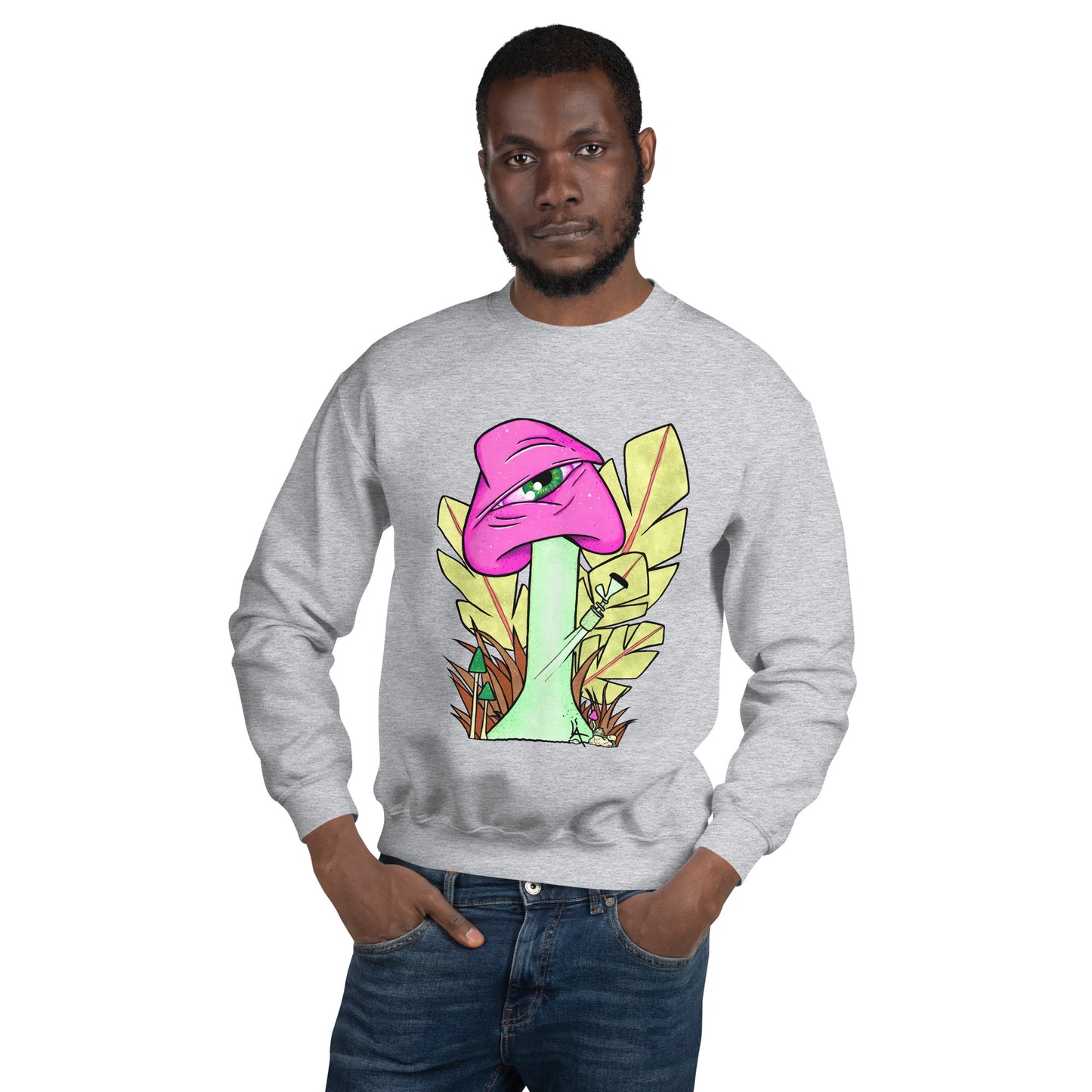 The Bongtripper (pink) unisex sweatshirt