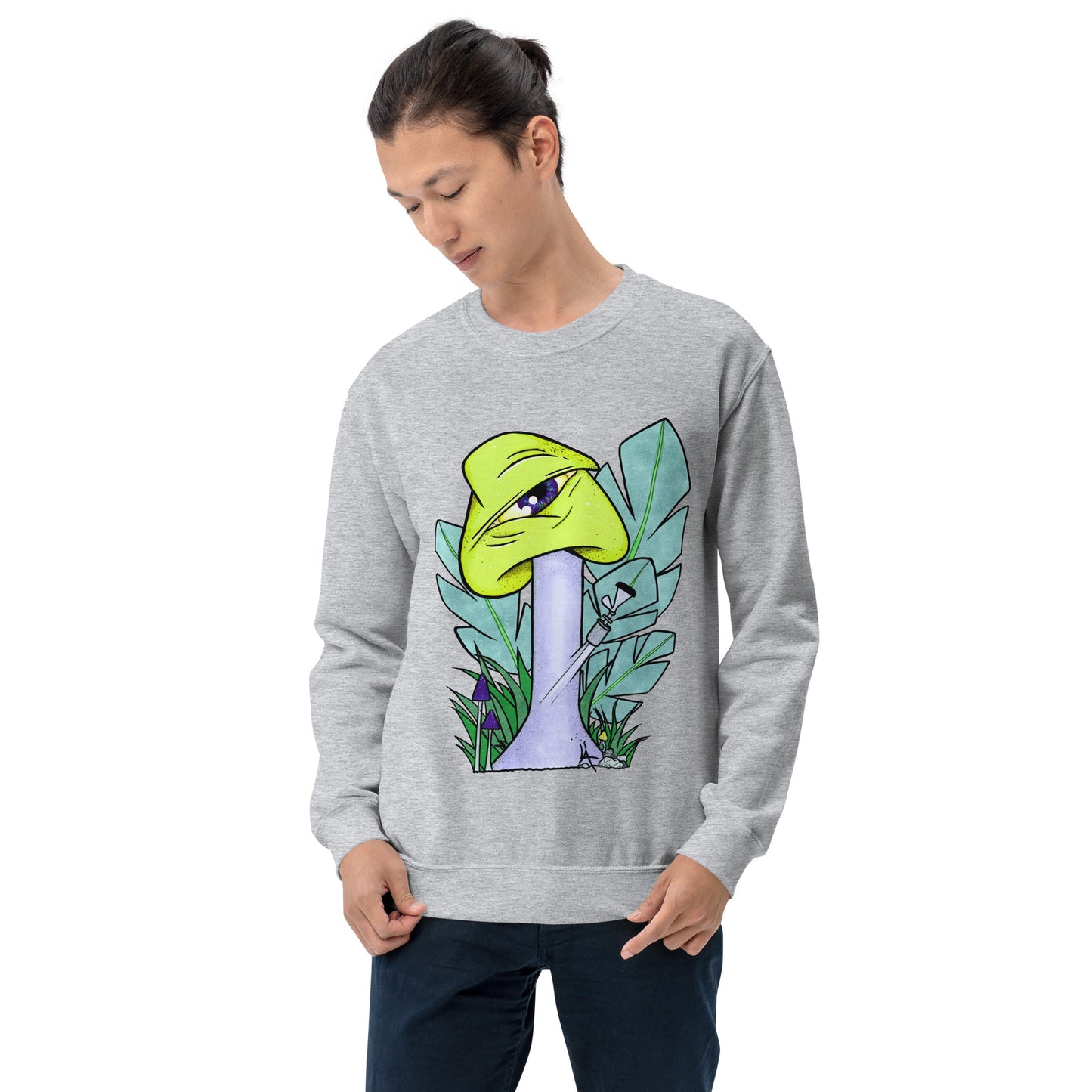 The Bongtripper (yellow) unisex sweatshirt