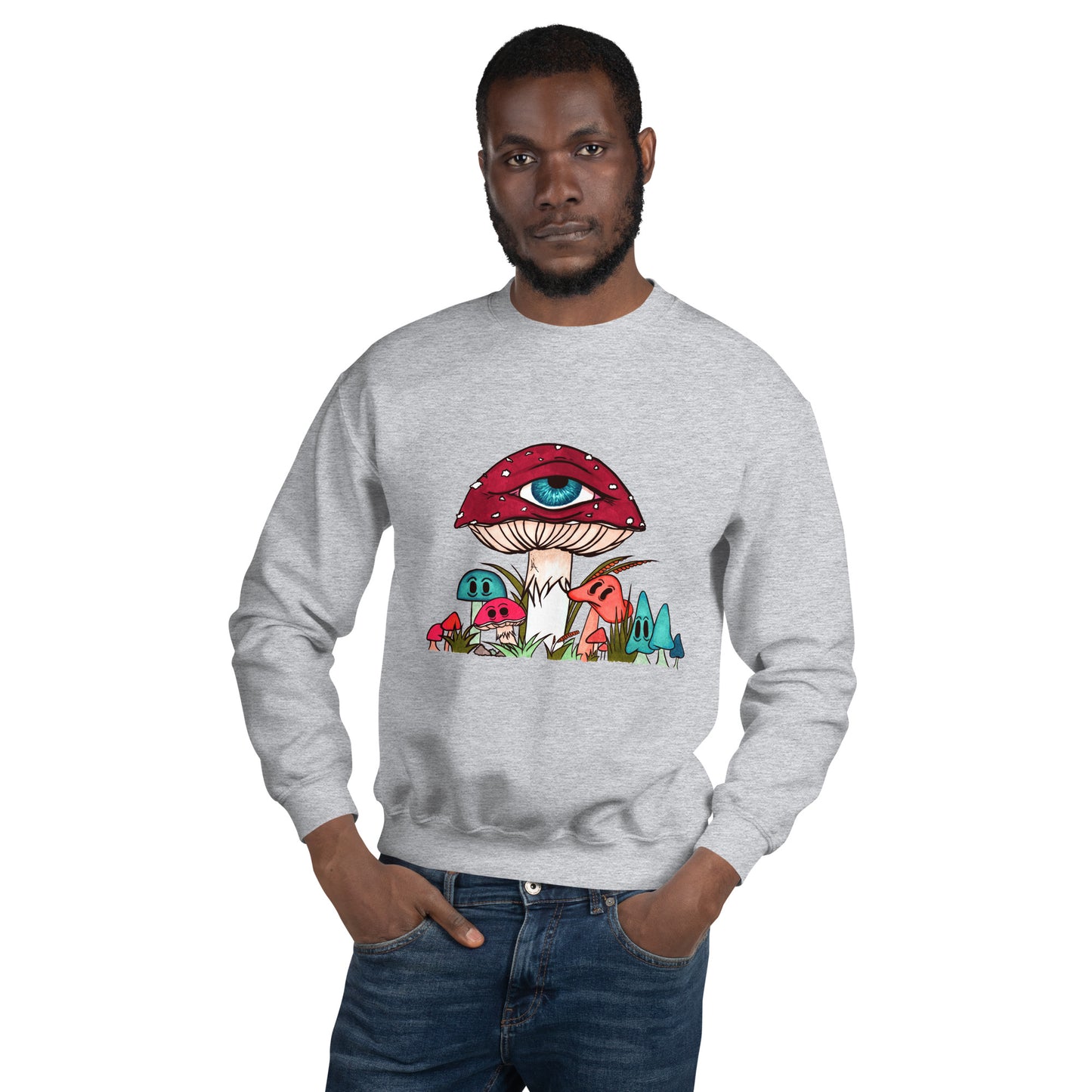 Toadstool & friends unisex sweatshirt