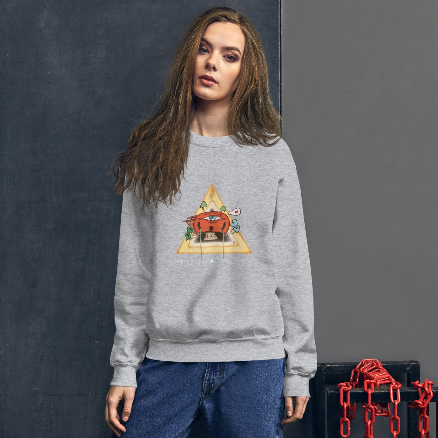 Sarah Mac Fire unisex sweatshirt